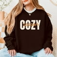 thumbnail image 2 of Cozy Season Layered Cursive - Women's Graphic Sweatshirt, 2 of 10