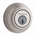thumbnail image 1 of Deadbolt Kwikset SmartKey de metal niquelado satinado [99850-074], 1 of 5