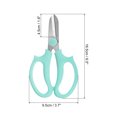 thumbnail image 2 of Uxcell Garden Scissors Floral Shears Floral Scissor Gardening Pruning Shears Blue 2 Pcs, 2 of 5