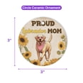 thumbnail image 5 of Proud Labrador Retriever Mom Happy Mother's Day with Love Ceramic Round Ornament Lab Dog Lover Gifts Home Tree Decor - 02003, 5 of 5