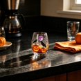 thumbnail image 7 of Halloween Ghost Stemless Glassware, 2D Printed Spooky Drinkware，Spooky 2D Ghost Print With Underwater Details, Smooth Stemless Glass For Wine, Cocktails, Juice And Halloween Entertaining Home Decor, 7 of 7