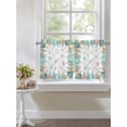 thumbnail image 4 of Beach Coastal 2 Panel Kitchen Curtains for Small Windows, Summer Coral Starfish Nautical Ocean Bathroom Tier Curtain, Short Window Treatment for Bedroom/Living Room 55"x24", 4 of 6