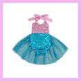 thumbnail image 4 of Mermaid Romper for Girls Toddler 12M to 2T, 4 of 4