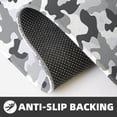 thumbnail image 3 of 2 Pce Crystal Velvet Kitchen Floor Mat Door Mat 47.2×17in Water Absorption And Stain Resistance For Laundry Dining Room Office Sink Vector Camouflage Pattern Gray_2, 3 of 6