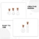 thumbnail image 2 of 20 botellitas de pociones: Mini botellas de vidrio con tapones de corcho - Pequeños frascos transparentes para pociones en diferentes formas - Mini frascos decorativos para manualidades, 2 of 7