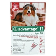 Bayer Advantage Ii, Large Dogs, 21 To 55Pound, 6Month