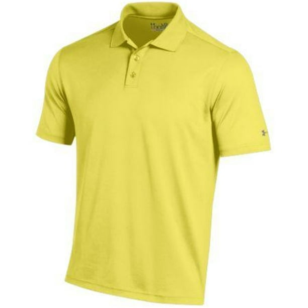 New Men S Under Armour Golf Performance Polo Shirt Tokyo Lemon Size 2xl Walmart Com Walmart Com