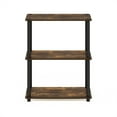 thumbnail image 3 of Furinno Turn-N-Tube 3-Tier Compact Multipurpose Shelf Display Rack, Amber Pine/Black, 3 of 6