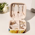thumbnail image 6 of Kangaroo Travel Portable Square Earring Organizer with Decorative Box – Travel Organizer, Necklace Holder – for Girls and Women, 6 of 6