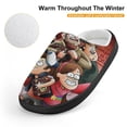 thumbnail image 4 of Kids Slippers Gravity Falls House Slippers Warm Soft Plush Slipper Anti-Slip Winter House Shoes for Boys Girls, 4 of 7