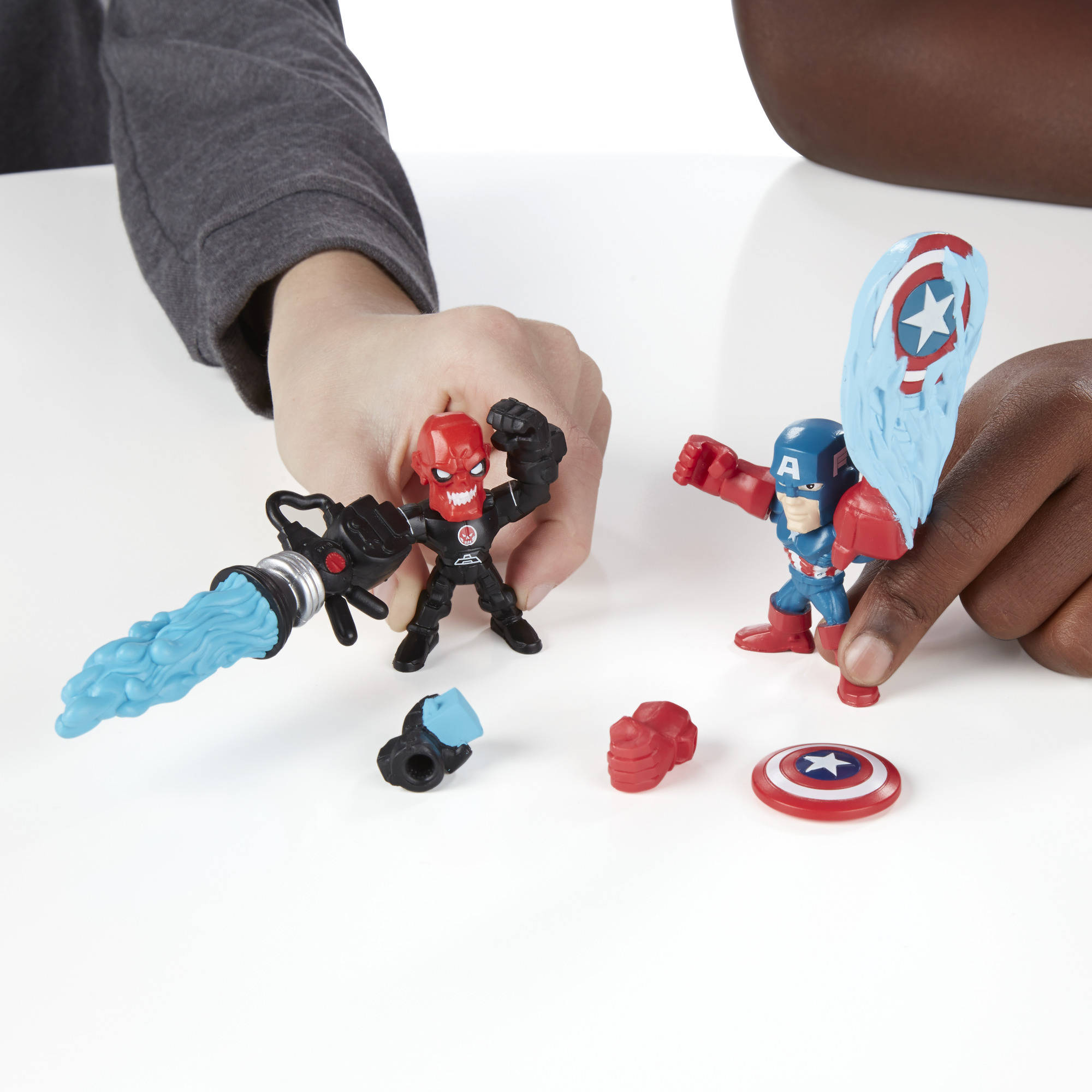 Marvel Super Hero Micro Mashers 2 Pack: Captain America and Arnim Zola - image 4 of 9