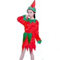 thumbnail image 1 of Disfraz de elfo de fiesta de Navidad, disfraz de cosplay para adultos, mujeres, hombres, niños, niñas-u, 1 of 3