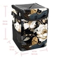 thumbnail image 5 of Ink Plants Foldable Car Trash Bin with Lid, Leak-proof Mini Trash Can for Car, Hanging Storage Bag Included, 5 of 6