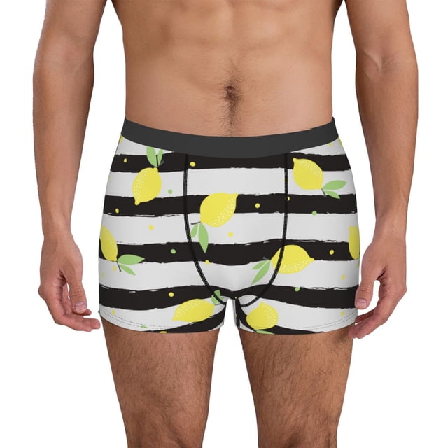 Fotbe Lemon Calzoncillos Tipo Boxer con Bolsa de Soporte Total para Hombre, X-Temp Fresco, Transpirable y de Secado Rápido-XX-Large