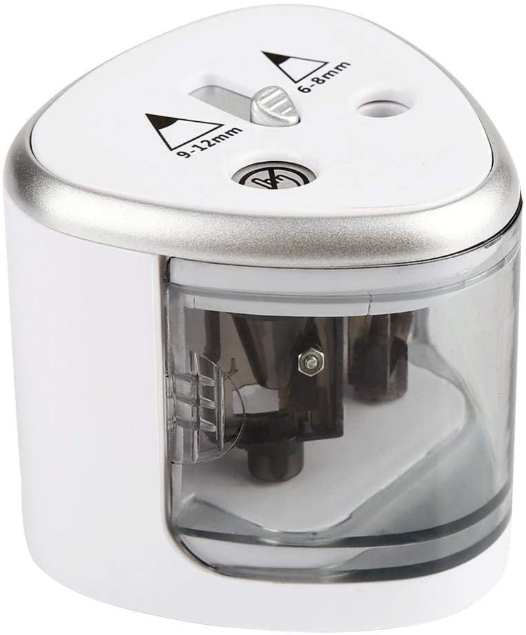 Pencil Sharpener, Tenwin Double Holes Battery Operated Electronic