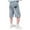 Z12-Light Blue, variant on Girls Denim Shorts Stretch High Waisted Jeans Elastic Waist Straight Leg Jean Shorts Ages 5 to 14