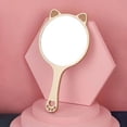 thumbnail image 5 of YAOMOBB Small Mirror Creative Makeup Mirror Compact Wooden Handle Design, 5 of 5