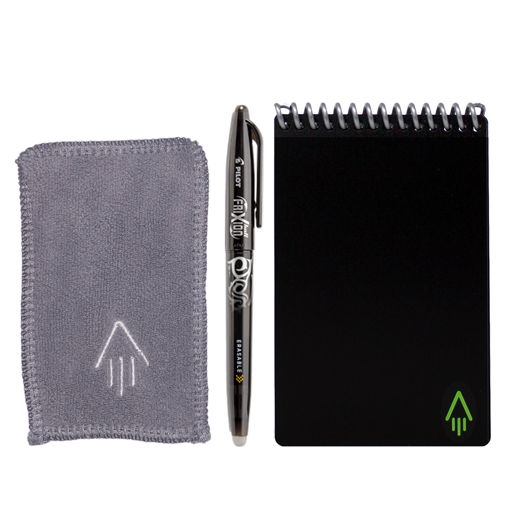 Rocketbook Mini Smart Writing Pad, Dot-Grid, 48 Pages, 3.5" x 5.5", Black - image 3 of 9