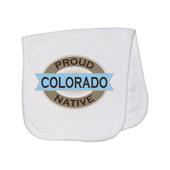 Inktastic Proud Colorado Native Baby Burp Cloth