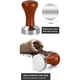 thumbnail image 4 of 51mm Espresso Tamper-Premium Barista Coffee Tamper Coffee Tamper Classic Series Acero inoxidable Espresso Tamper Coffee Press Tool Tamper Espresso Handle, 90x51mm, Madera maciza, Acero inoxidable, 4 of 4