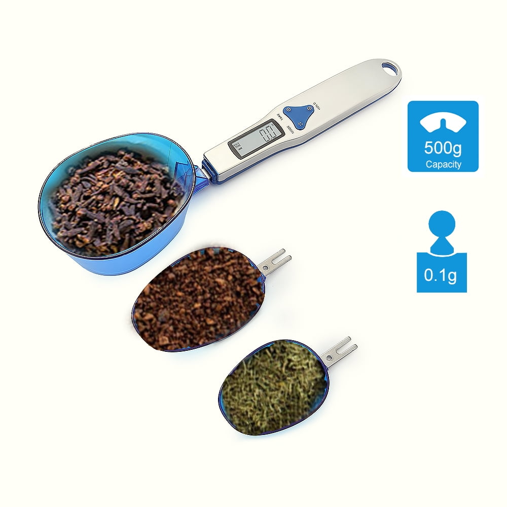 Digital Kitchen Scale Spoon Gram 500g/0.1g Measuring Spoon Weighted