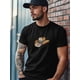 thumbnail image 4 of Mens T-Shirts,Cowboy Hat Ethnic Short Sleeve T Shirts for Men Crew Neck Tees,Loose Fit Casual Men's T-Shirts for Teens Boys, 4 of 7