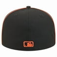 thumbnail image 4 of Men's New Era Black Houston Astros Soutache 59FIFTY Fitted Hat, 4 of 5