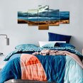 thumbnail image 3 of TISHIRON 5PCS Framed Canvas Wall Art Set,50"x24" Colorado Desert Canvas Art Decor, 3 of 7