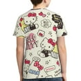 thumbnail image 2 of Hello Kitty T Shirts For Girls Boys, 3d Print Cartoon Graphics T Shirt, Youth Crewneck T-Shirt, Unisex Short Sleeve Top Tees Age 4-16 Years, 2 of 7