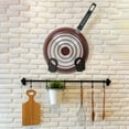 thumbnail image 7 of Wall-Mounted Pot Lid Organizer Pan Lid Racks Set of 2 Stainless Steel Holder, 7 of 7