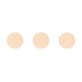 thumbnail image 2 of facefd Tapis de Table Caoutchouc Rond Chauffe Résistant Anti-Écaillage à l'Huile Sets de Table Réutilisables Hôtel Coasters Tampon d'Isolation Gris Jaune 3Set, 2 of 6