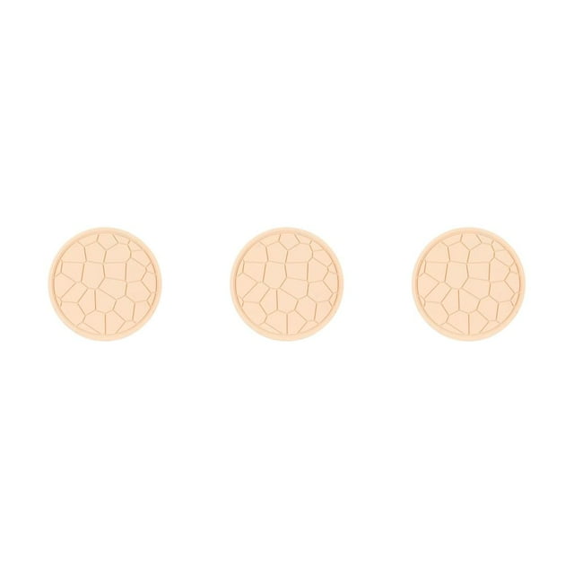 serony 1/2/3 Table Tapis Rond Chauffe Résistant Anti-Écaillage à l'Huile Set de Table Lavable Hôtel Restaurant Théière Bol Tampon Isolant Jaune 3PCS