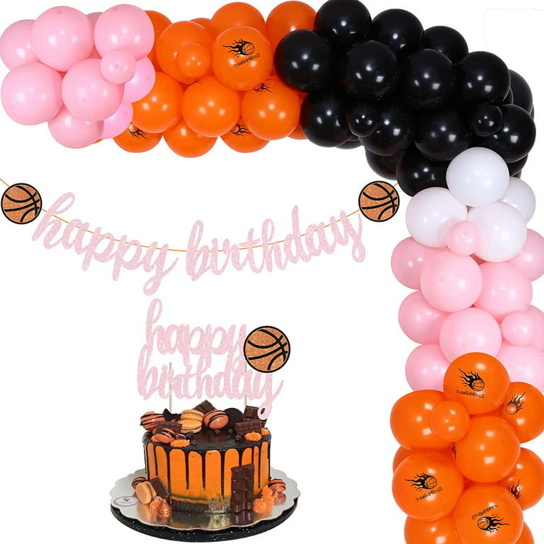 Garland - Neon Decorations - Birthday Party Decor - Pink Orange