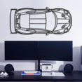 thumbnail image 3 of LaModaHome 911 GT2 RS Model 991 TOP Metal Silhouette Wall Art, 3 of 5