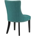 thumbnail image 4 of Modway Marquis Dining Chair Fabric Set of 4 in Teal, 4 of 4