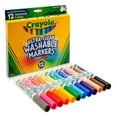 thumbnail image 2 of (5 pack) Crayola Classic Ultra-Clean Washable Markers, Fine Point, Assorted Colors, 12 Count, 2 of 4