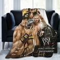 thumbnail image 4 of W-W-E Blanket, Super Soft Throw Blanket For Wrestling Fans, Cozy Flannel Blankets, Warm Blankets For Couch Sofa Bed, 60"X50", 4 of 8