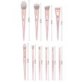 thumbnail image 4 of Makeup Brushes Premium Synthetic Foundation Powder Concealers Eye Shadows Makeup 10 Pcs Brush Set, Rose Gold, 4 of 6