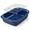 5.1Qt (Blue)-With Rack, variant on Baking Dish 5.1 Quarts Casserole Dishes For Oven Pan With Handles Lasagna Deep Large Rectangular Ceramic Bakeware (white Rack)