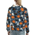 thumbnail image 2 of Hoodies for Women - pumpkin halloween cats Comfrt Colour Drawstring Women'S Fashion Hoodies & Sweatshirts, Fall Outfits Clothes for Women 2024 Pullover with Kangaroo Pocket, 2 of 7