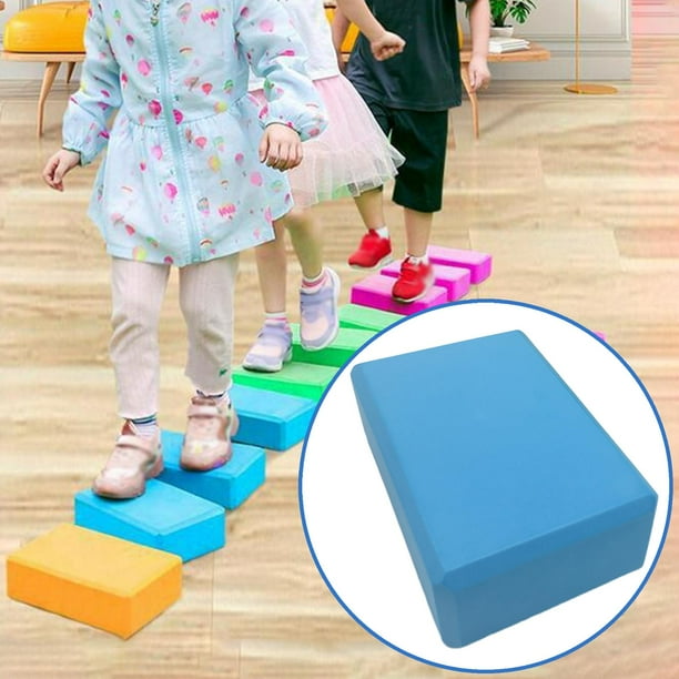 Piedra de equilibrio para niños CUTICAT juguete de juego sensorial Rectángulo azul