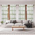 thumbnail image 6 of Sage Green Buffalo Plaid Kitchen Curtain for Berdoom Living Room Cafe 72 Inch Length, Farmhouse Check Stripes Geometric Tiers Curtains Light Filtering Drapes Window Treatment 2 Panels 52"Wx72"L, 6 of 8