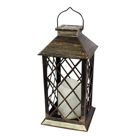 

MEGAWHEELS Outdoor Solar Lantern Retro Electronic Lights For Garden Yard