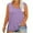 Purple, variant on Bravendaleston Plus Size Womens Tank Top Side Slit Casual Summer Top Sleeveless Round Neck Loose Fit Everyday Wear Stretchy Blouses White