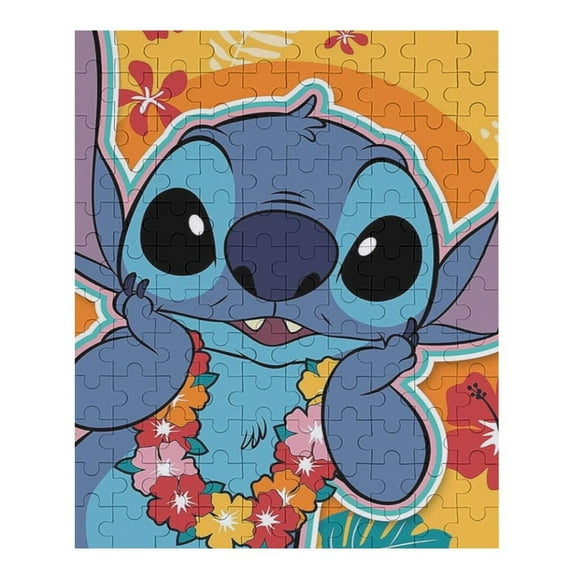 70 PCS Jigsaw Puzzle Stitch Wooden Puzzle Challenging Game Fun Artwork For Family Friends Gifts