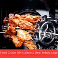 thumbnail image 1 of Brochetas para horno eléctrico de barbacoa Zhongnuo, jaula para hornear, accesorios para freidora de aire, herramientas de jaula para hornear giratorias de acero inoxidable 304, 1 of 5