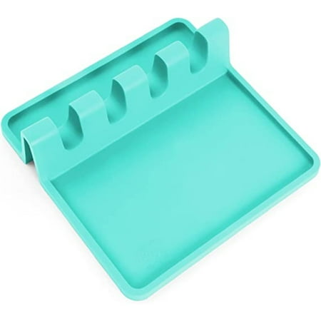 

PEACNNG Silicone Utensil Rest with Drip Pad for Multiple Utensils Heat-Resistant Spoon Rest & Spoon Holder for Stove Top Kitchen Utensil Holder for Spoons.