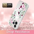 thumbnail image 5 of Rosebono For iPhone 14 Plus Case Compatible with MagSafe, IMD Rose Graphic Fashion Cute Colorful Skin Cover Shockproof Case for iPhone 14 Plus, 5 of 5