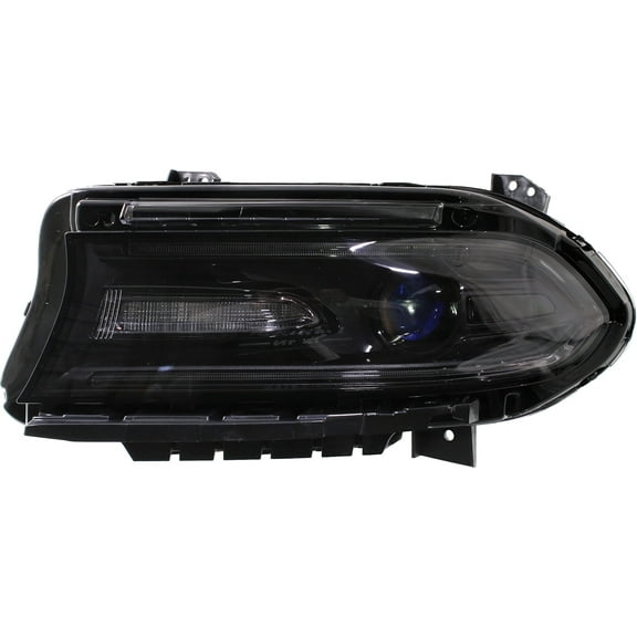 Headlight Compatible With 2015-2017 Dodge Charger Left Driver Halogen With bulb(s)