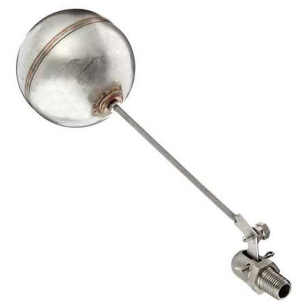 BOBBY RM262N Mini Float Valve,1/4 In,SS/Viton